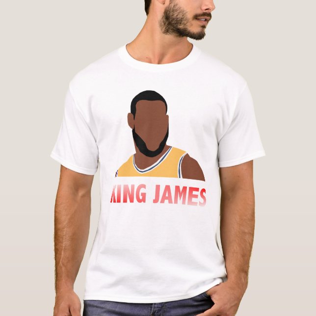 Camiseta Ilustração do Rei James (Frente)