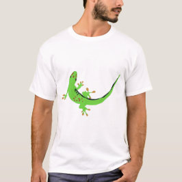 Camiseta Ilustração do Réptil Gecko Lizard
