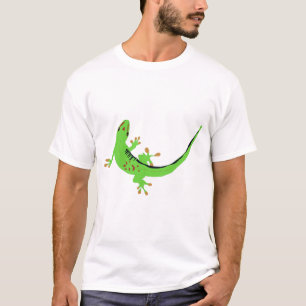 Camiseta Ilustração do Réptil Gecko Lizard