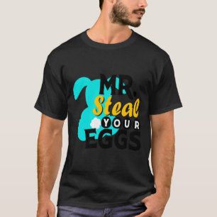 Camiseta Ilustração do Sr. Ladrão de Ovos da Páscoa para Cr