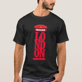 Camiseta Ilustração do Telefone Vermelho de Londres