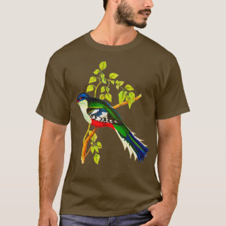 Camiseta Ilustração do trogão cubano ou tocororo