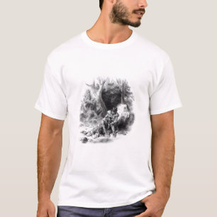 Camiseta Ilustração 'do último dos Mohicans