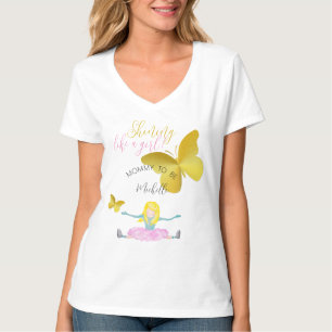 Camiseta Ilustração em Aquarela Brilhando Como Uma Garota