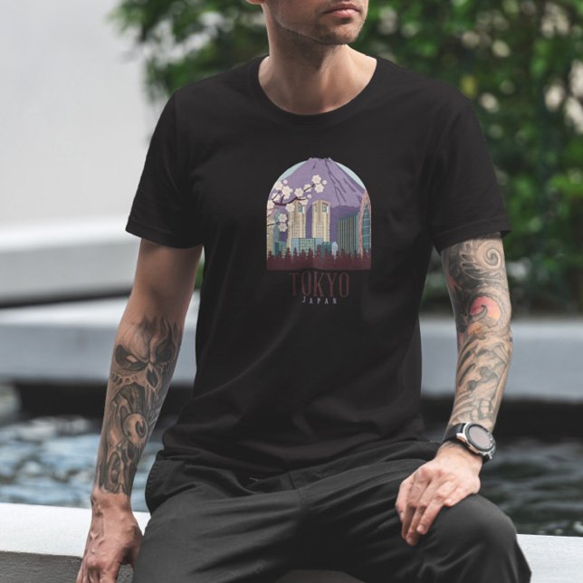 Camiseta Ilustração em Tóquio (Criador carregado)