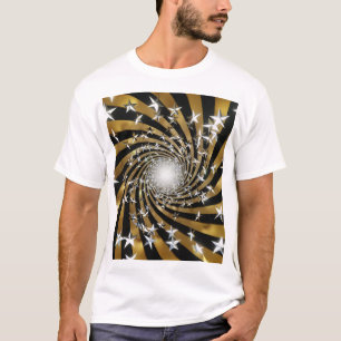 Camiseta Ilustração Festiva E Decorativa 3D.