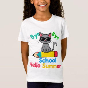 Camiseta Ilustração Fofa de Férias de Verão