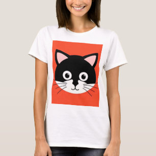 Camiseta Ilustração Gentilante De Gato Gato Gato