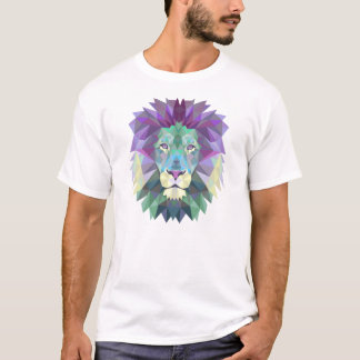 Camiseta Ilustração geométrica do leão