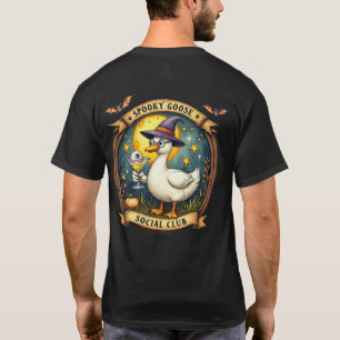 Camiseta Ilustração Gráfica do Ganso Assustador de Hallowee