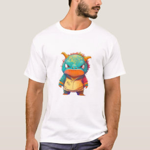 Camiseta Ilustração Humorística Adorável e Corajosa do Drag