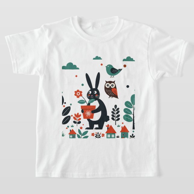 Camiseta Ilustração infantil (Postura )