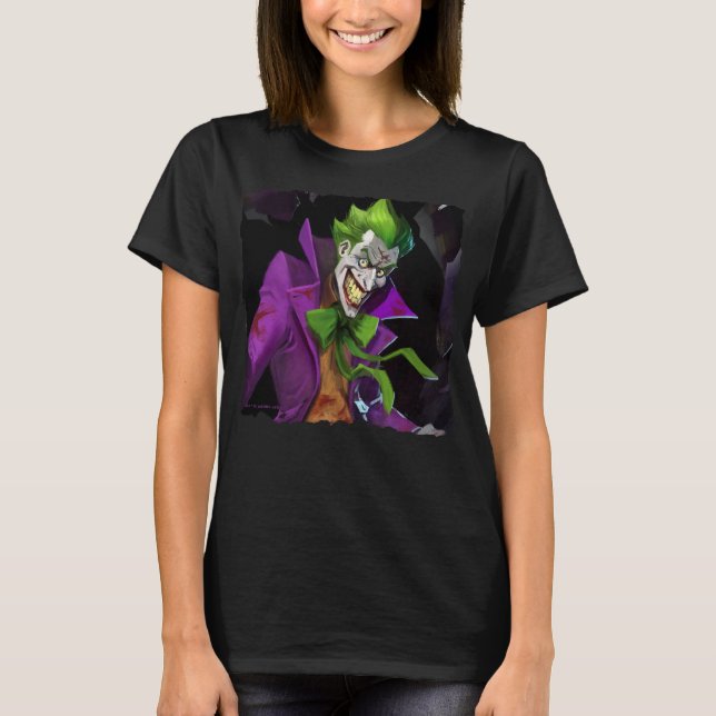 Camiseta Ilustração Infinita de Coringa de Crise (Frente)