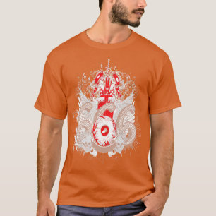 Camiseta Ilustração Legal Número 666 Olho