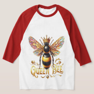 Camiseta Ilustração majestosa da rainha da abelha apresenta