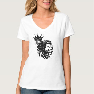 Camiseta Ilustração Majestosa do Rei Leão - Poderoso Wildli
