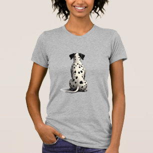Camiseta Ilustração Minimalista de Cachorro Dalmatiano Anti