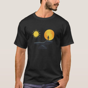 Camiseta Ilustração Minimalista do Equilíbrio da Jornada da