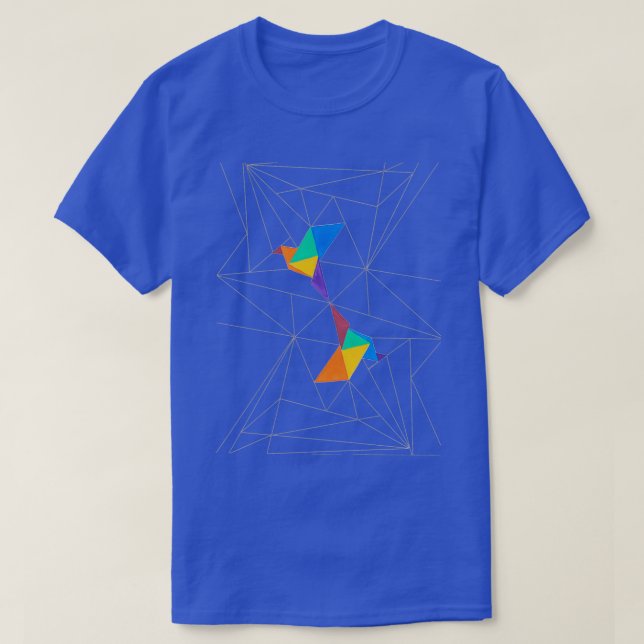 Camiseta Ilustração Origami (Frente do Design)