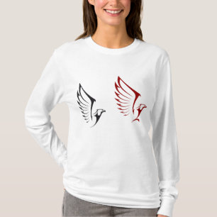 Camiseta Ilustração Ousada de Águia Voadora