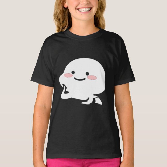 Camiseta Ilustração personalizada do adesivo quby (Frente)