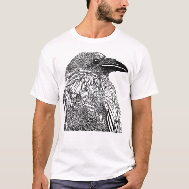 Camiseta Ilustração Raven (Frente)