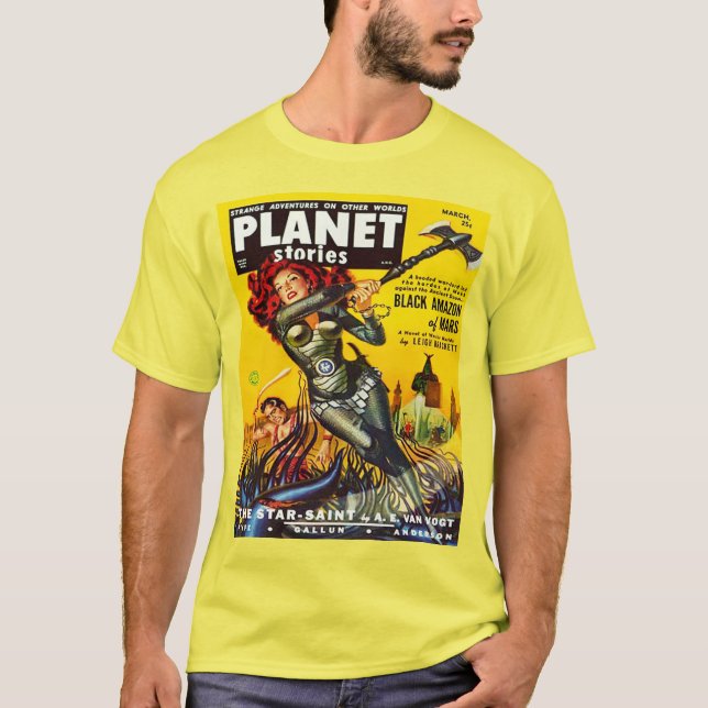 CAMISETA ILUSTRAÇÃO RETRO ICÓNICA DE SCI FI (Frente)