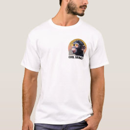 Camiseta Ilustração Retroativa de Chimpanzé Macaco legal