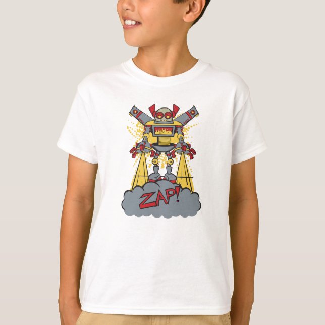 Camiseta Ilustração Robot Zap (Frente)