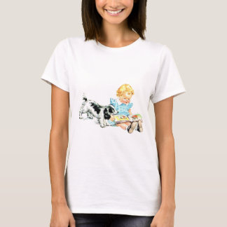 Camiseta Ilustração Sally and Spot 1950s