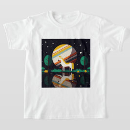 Camiseta Ilustração surrealista de um cavalo