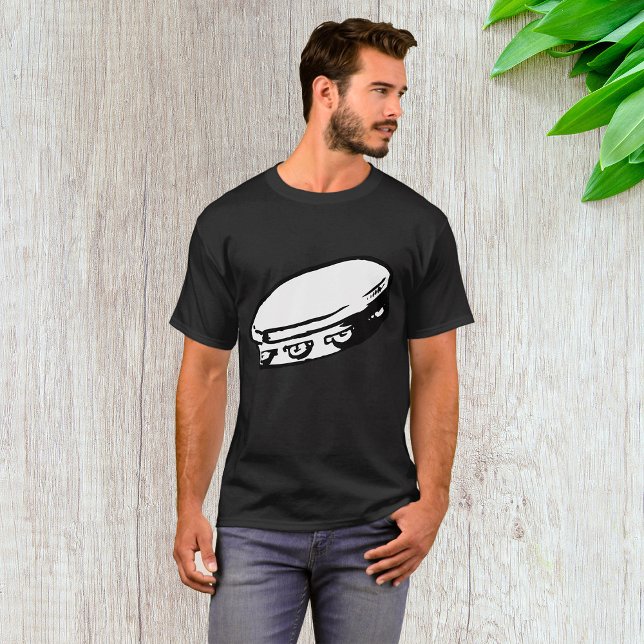 Camiseta Ilustração Tambourine Mens T-Shirt (Criador carregado)