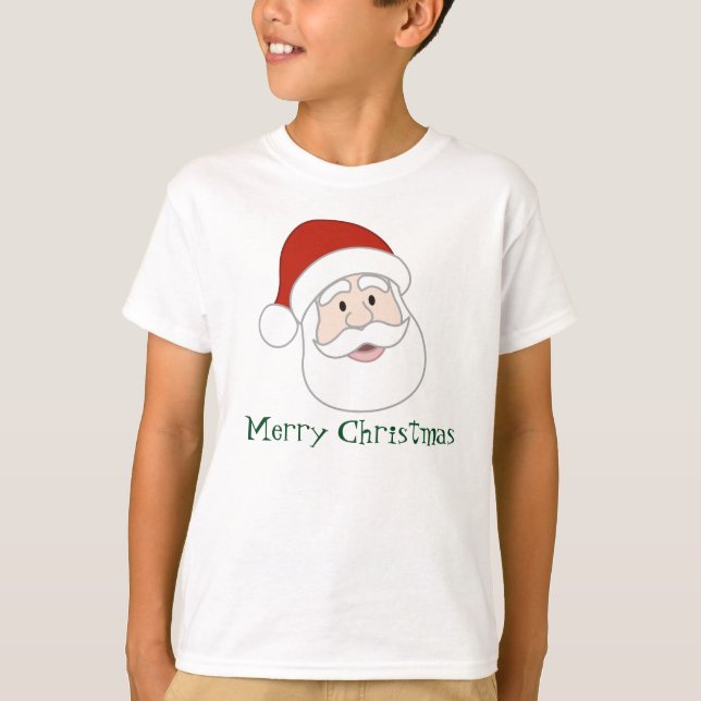 Camiseta Ilustração & texto de Papai Noel (Frente)