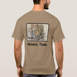 Camiseta Ilustração Tigre de Bengala