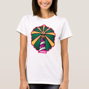 Camiseta Ilustração Tradicional de Farol
