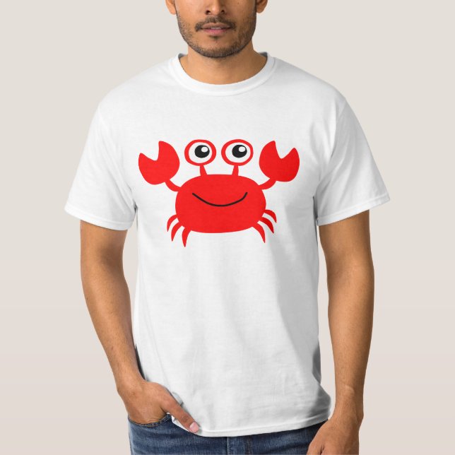 Camiseta Ilustração vermelha dos desenhos animados da (Frente)
