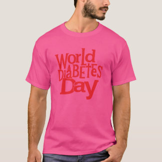 Camiseta Ilustração Vetorial em Silhueta do Dia Mundial do