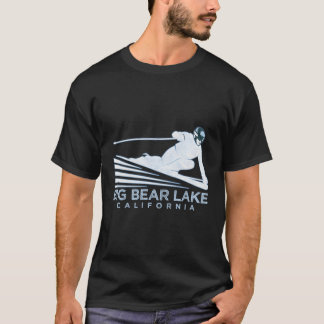 Camiseta Ilustração Vintage Sn Do Lago Do Urso Grande De Es