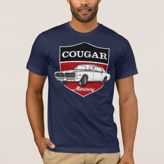 Camiseta Ilustrações da crista de Mercury Puma (1968)