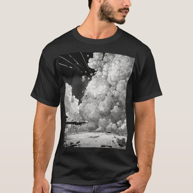 Camiseta Ilustrações de Arte Monocromáticas (Frente)
