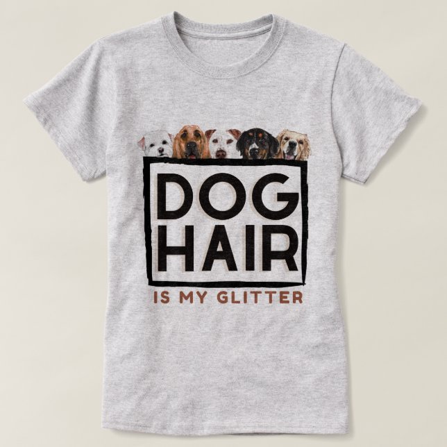 Camiseta Ilustrações de Cachorro com Frase Humorosa Sobre C (Frente do Design)