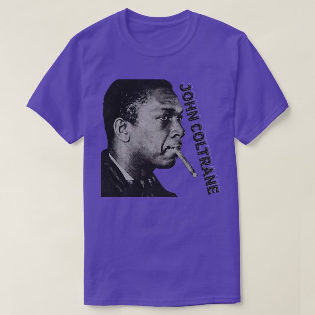 Camiseta Ilustrações de John Coltrane (Frente do Design)