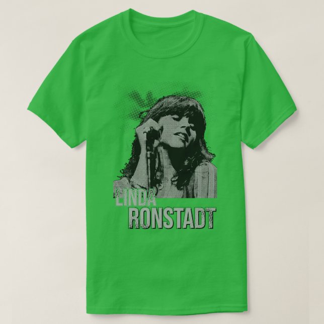 Camiseta Ilustrações de Linda Ronstadt (Frente do Design)