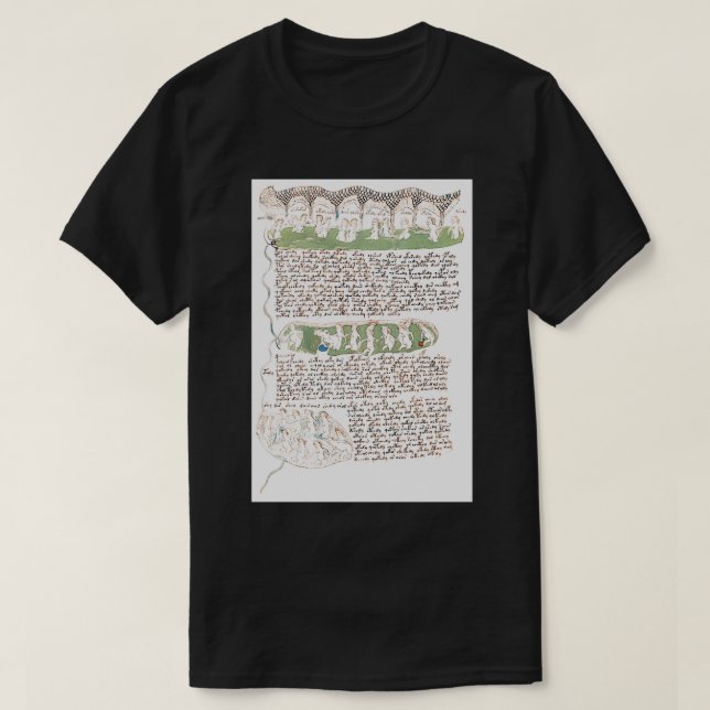 Camiseta Ilustrações de mulheres balneares manuscritas de V (Frente do Design)
