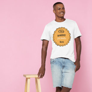 Camiseta Ilustrações do pão de padaria