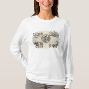 Camiseta Ilustrações dos ataques na rainha Victoria