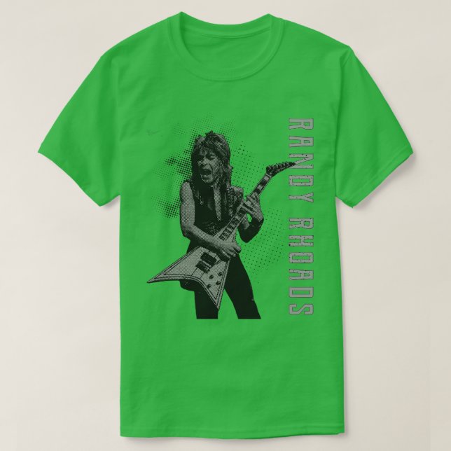Camiseta Ilustrações Randy Rhoads (Frente do Design)