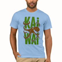 Camiseta Ilustrada de Polvo Kawaii ao Estilo Japon