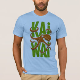 Camiseta Ilustrada de Polvo Kawaii ao Estilo Japon