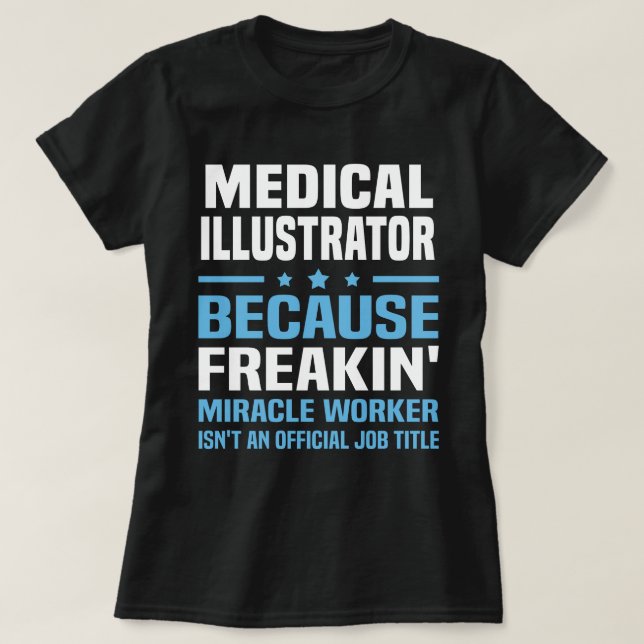Camiseta Ilustrador Médico (Frente do Design)
